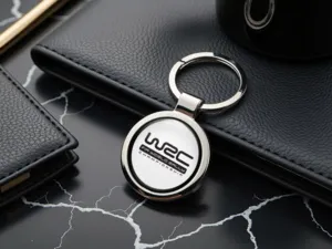 WRC Porte-clés Femme Acier Inox Minimaliste